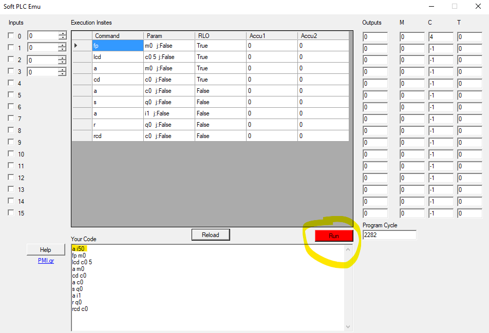 PLC σε Stop λόγω λανθασμένης αναφοράς εισόδου